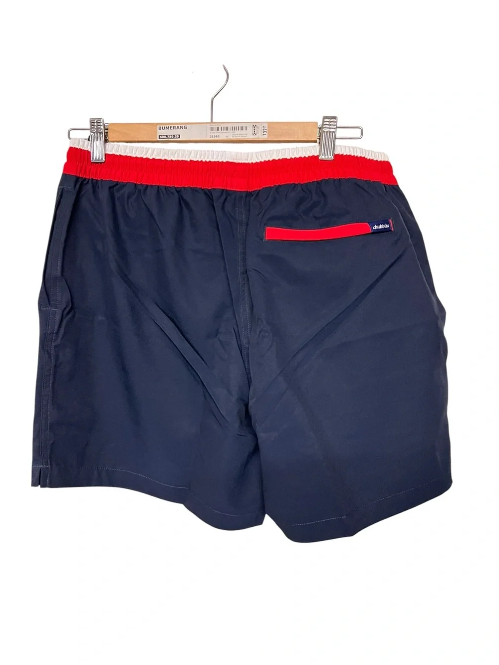 New Chubbies Houston Texans NFL Lined 5.5” Classic‎ Swim Trunks Shorts
